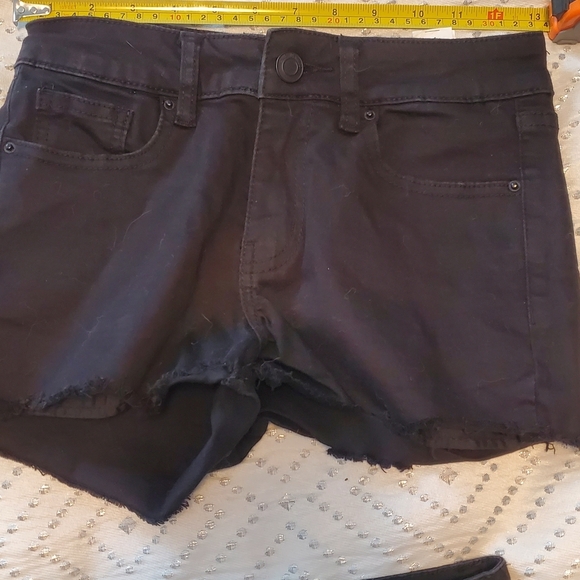 Urban Planet Black Jean Shorts Set - Picture 4 of 4